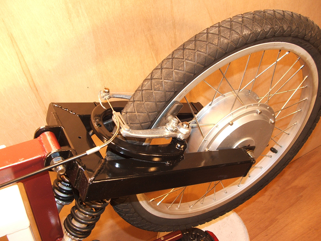 LongRanger Electric Bike - rear frame